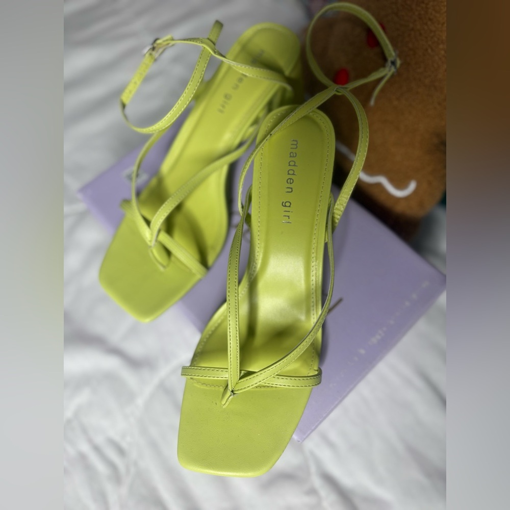 Madden Girl Lime Green Heels